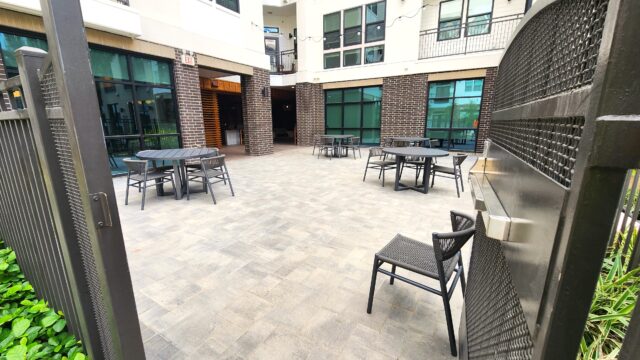 Rosslyn at Garden Oaks Patio Area